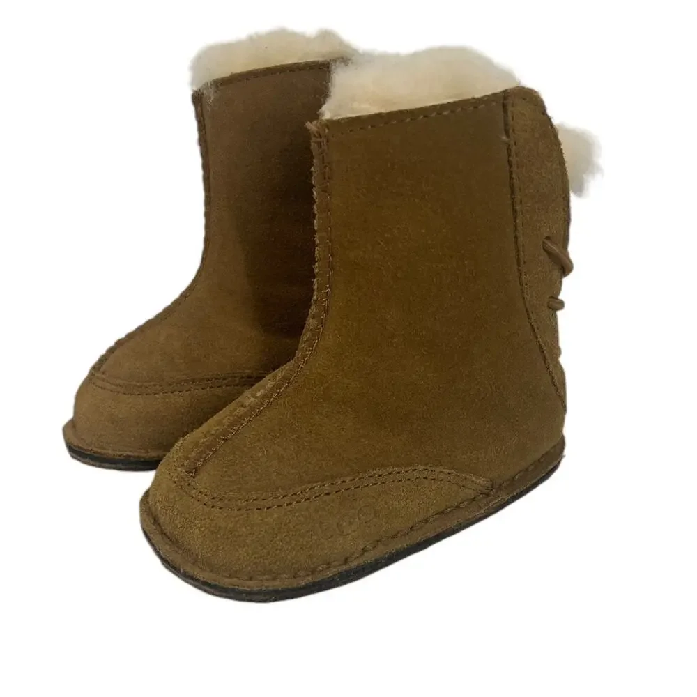 BABY UGG Sz Small Suede Cozy Winter Boo Boots 5206 Small
